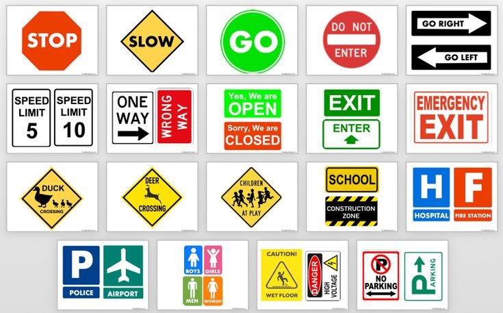 Printable:4mvbvxth62u= Road Signs