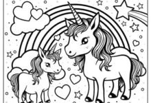 Printable:2hnp8gwa2ga= Unicorn Coloring Pages