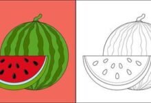 Printable:6hoi37ryzii= Watermelon Coloring Page