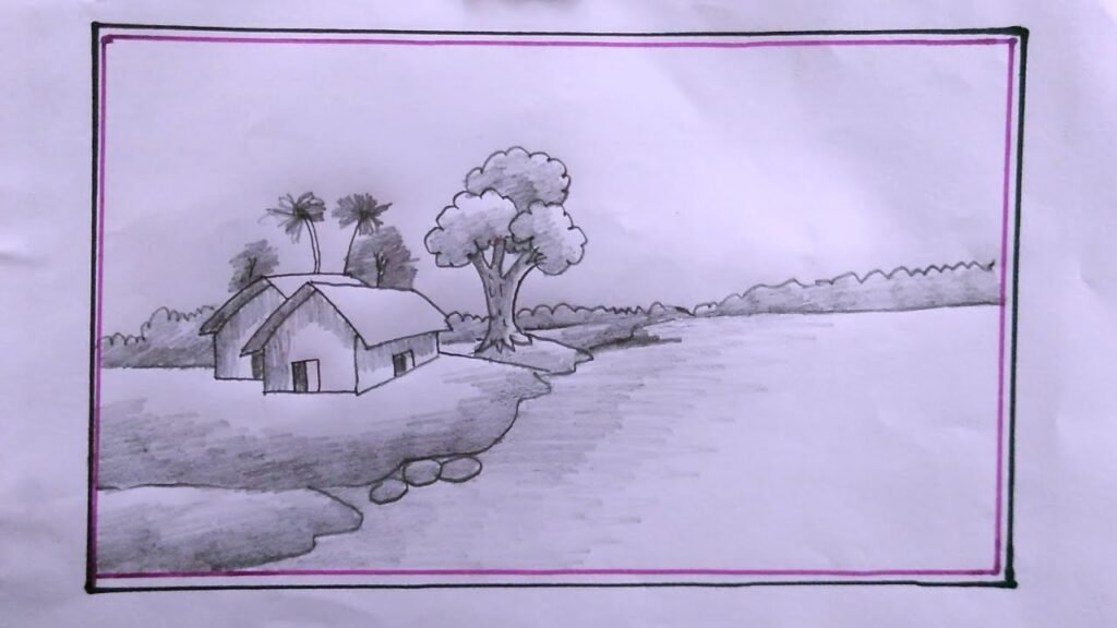 Art:3w7rbyiywnm= Easy Scenery Sketch